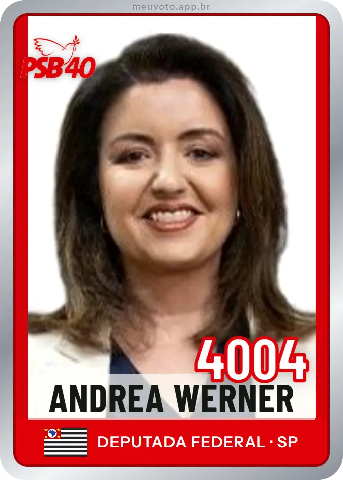 Carta de Andrea Werner, número 4004, PSB