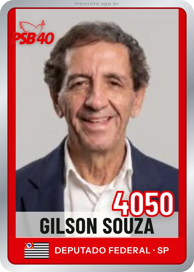 Carta de Gilson Souza, número 4050, PSB