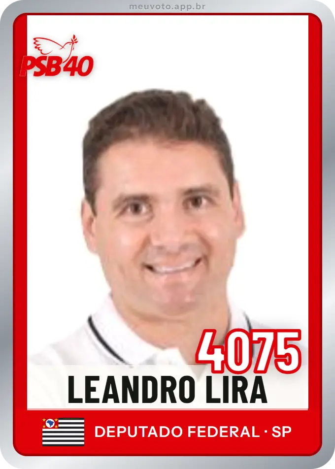 Carta de Leandro Lira, número 4075, PSB