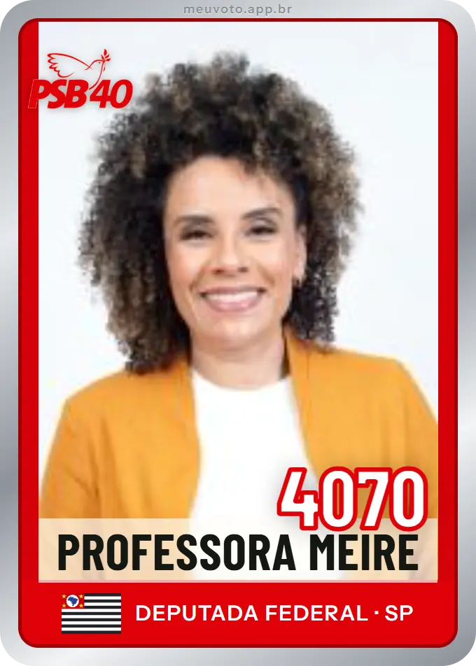 Carta de Professora Meire, número 4070, PSB