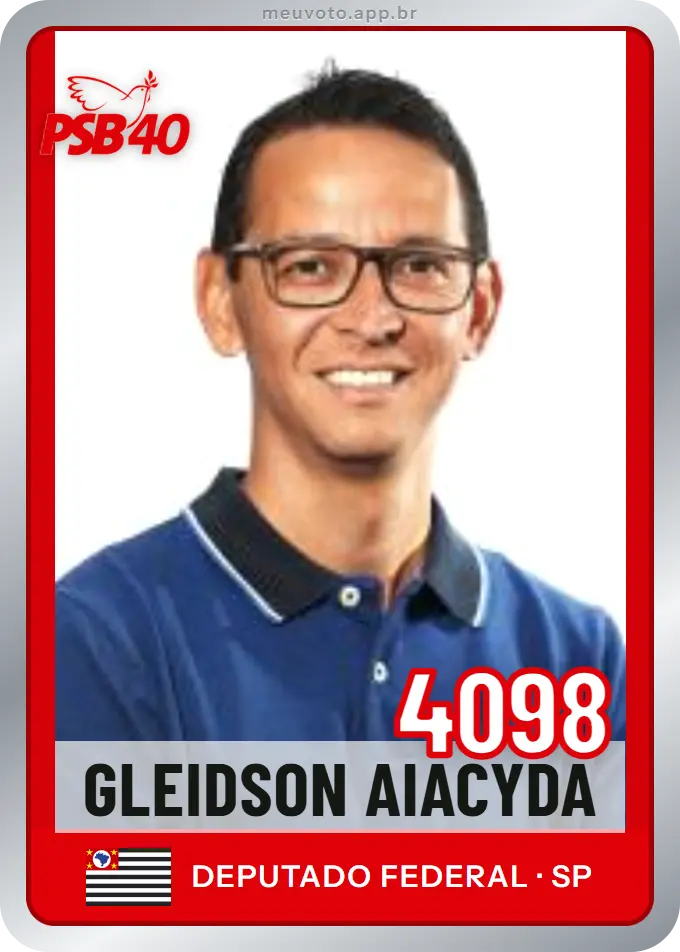Carta de Gleidson Aiacyda, número 4098, PSB