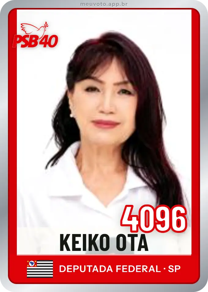 Carta de Keiko Ota, número 4096, PSB