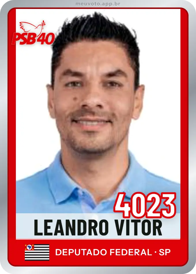 Carta de Leandro Vitor, número 4023, PSB