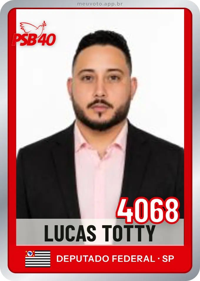 Carta de Lucas Totty, número 4068, PSB