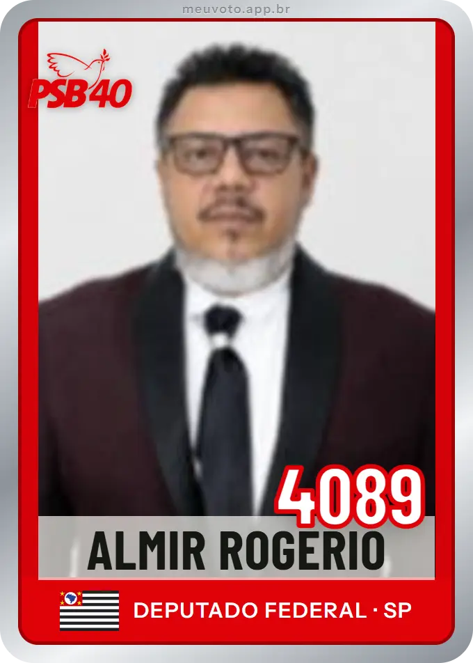 Carta de Almir Rogerio, número 4089, PSB