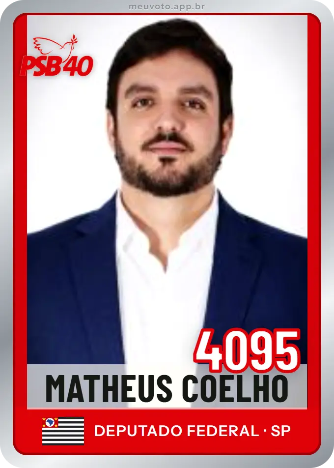 Carta de Matheus Coelho, número 4095, PSB