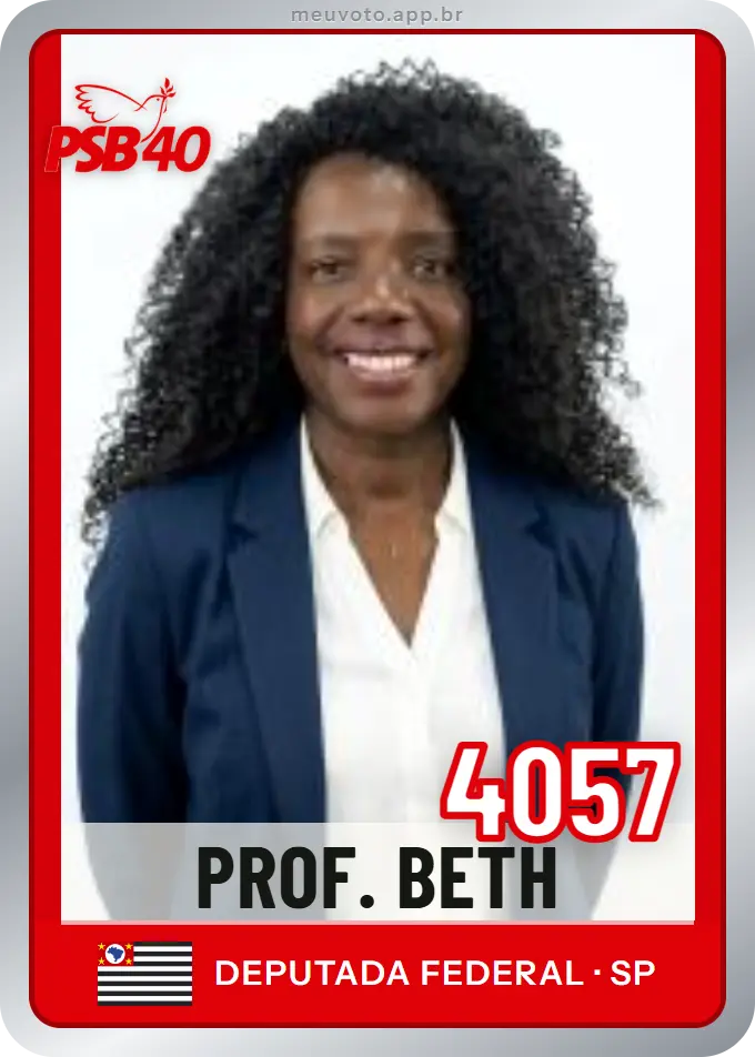 Carta de Prof. Beth, número 4057, PSB