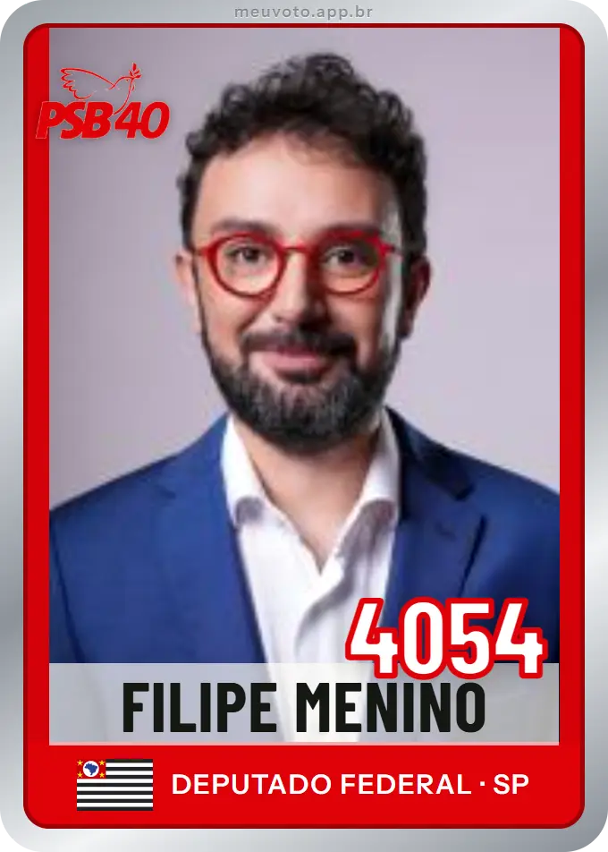 Carta de Filipe Menino, número 4054, PSB