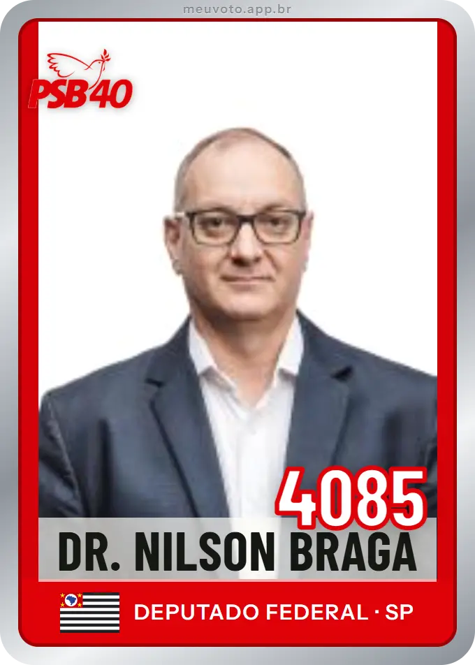 Carta de Dr. Nilson Braga, número 4085, PSB