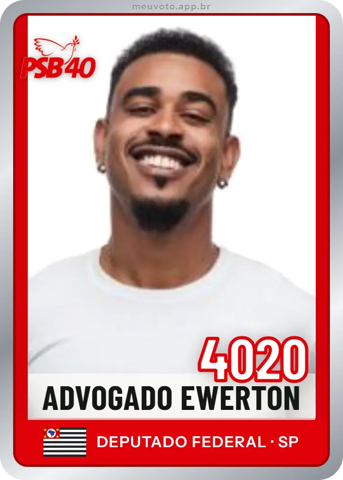 Carta de Advogado Ewerton, número 4020, PSB