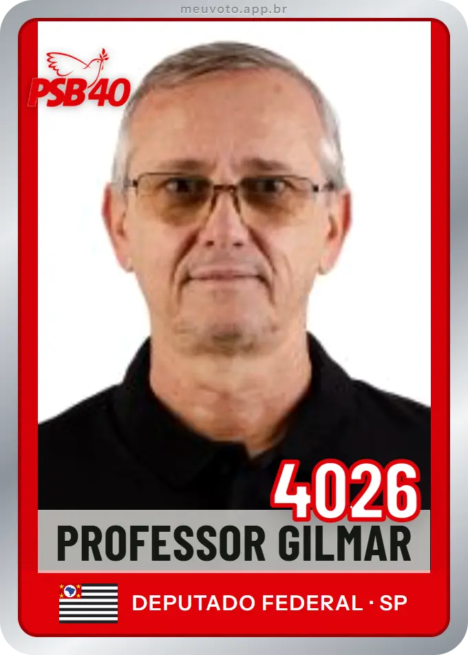 Carta de Professor Gilmar, número 4026, PSB