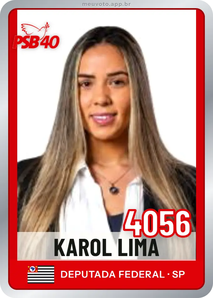 Carta de Karol Lima, número 4056, PSB