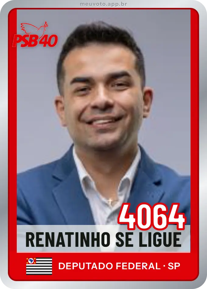 Carta de Renatinho Se Ligue, número 4064, PSB