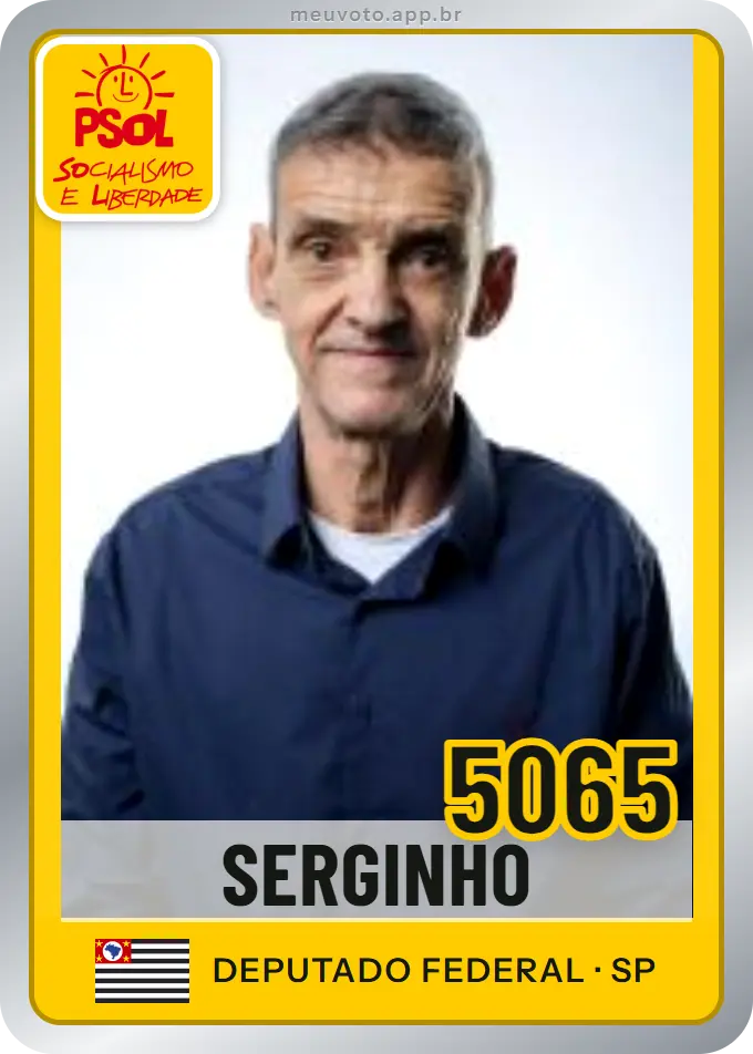Carta de Serginho, número 5065, PSOL