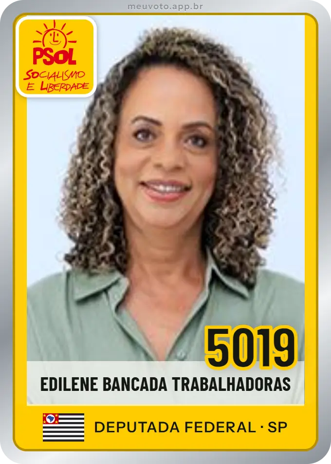 Carta de Edilene Bancada Trabalhadoras, número 5019, PSOL