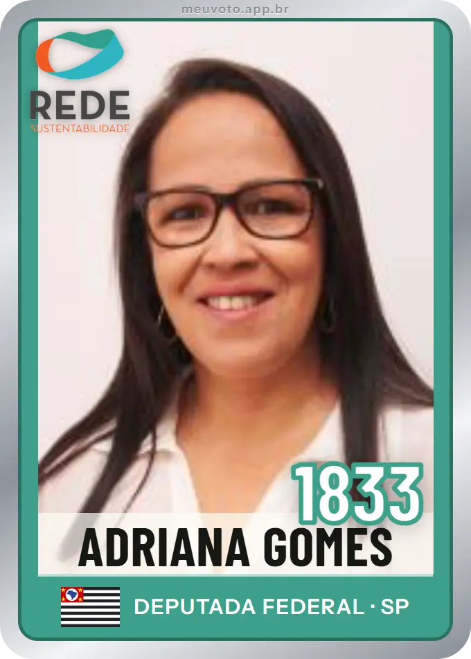 Carta de Adriana Gomes, número 1833, Rede