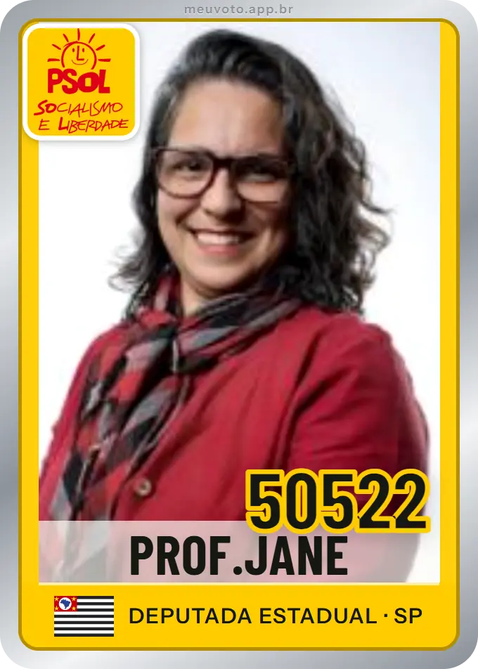 Carta de Prof.jane, número 50522, PSOL