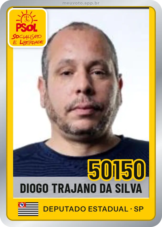 Carta de Diogo Trajano da Silva, número 50150, PSOL