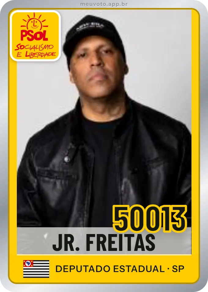 Carta de Jr. Freitas, número 50013, PSOL