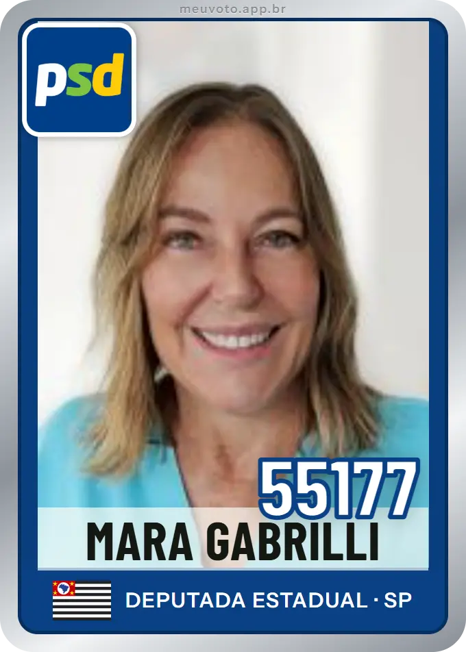 Carta de Mara Gabrilli, número 55177, PSD