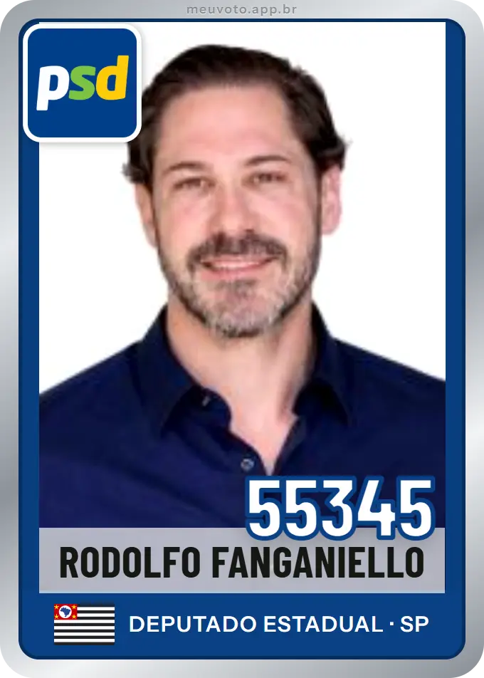 Carta de Rodolfo Fanganiello, número 55345, PSD