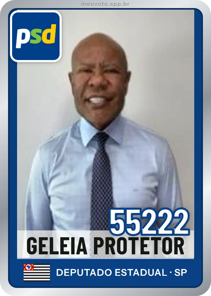 Carta de Geleia Protetor, número 55222, PSD