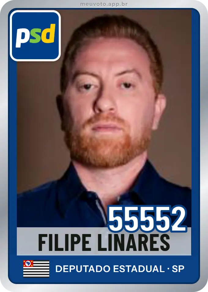 Carta de Filipe Linares, número 55552, PSD