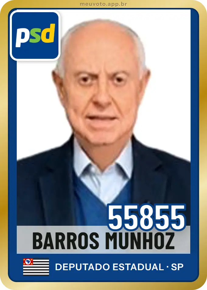 Carta de Barros Munhoz, número 55855, PSD