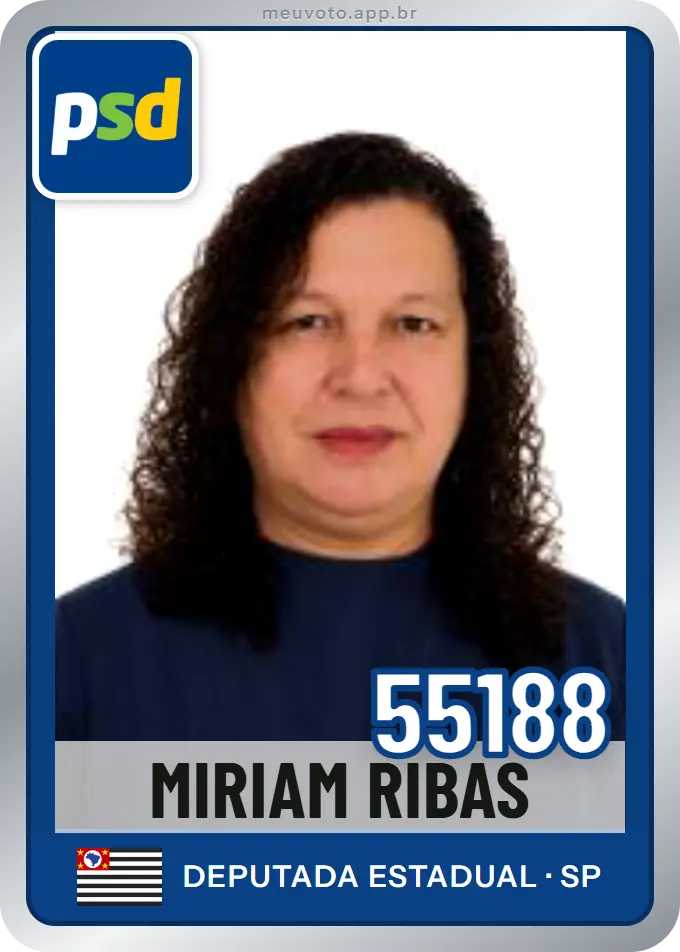 Carta de Miriam Ribas, número 55188, PSD