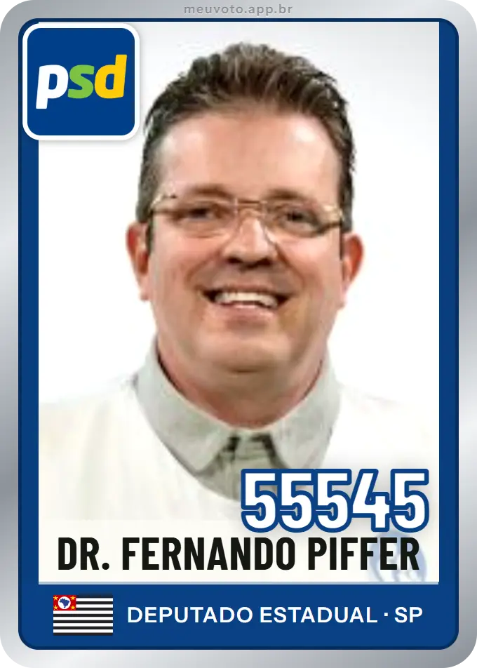 Carta de Dr. Fernando Piffer, número 55545, PSD