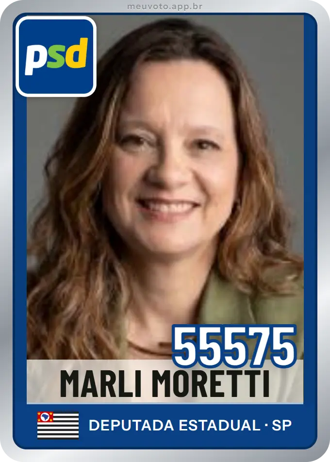 Carta de Marli Moretti, número 55575, PSD