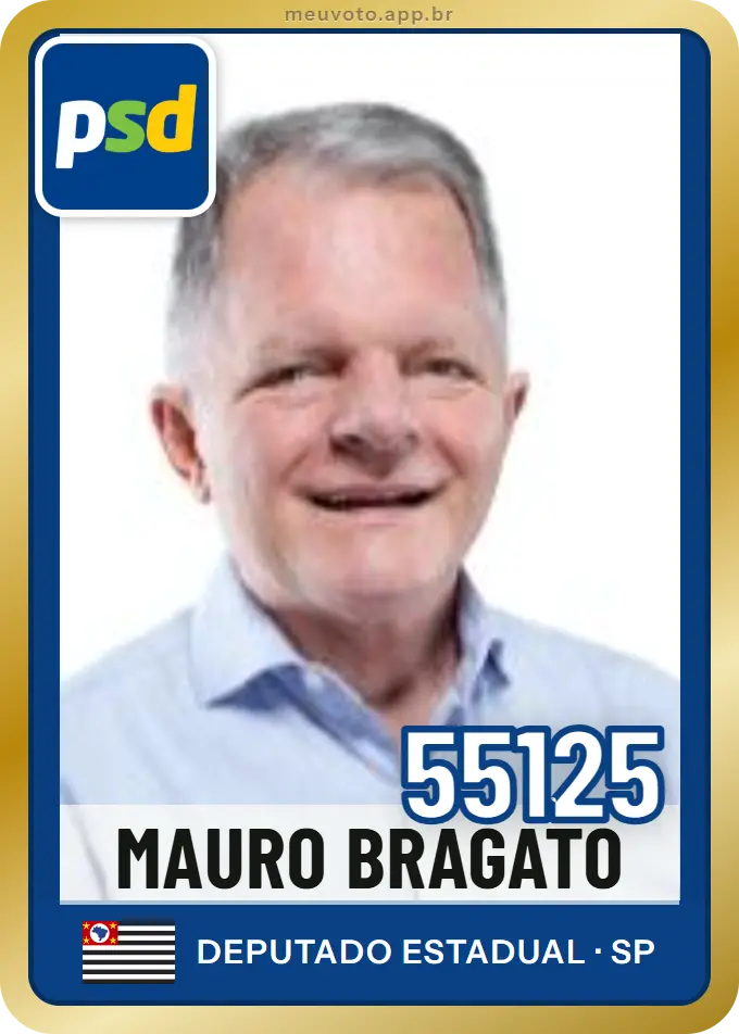 Carta de Mauro Bragato, número 55125, PSD