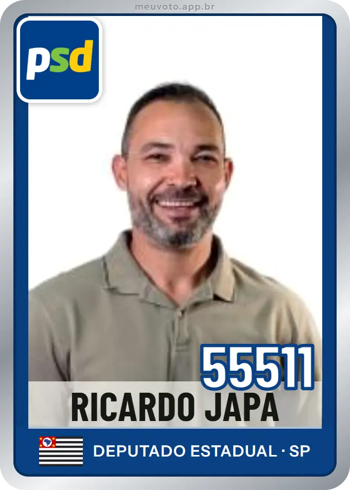 Carta de Ricardo Japa, número 55511, PSD