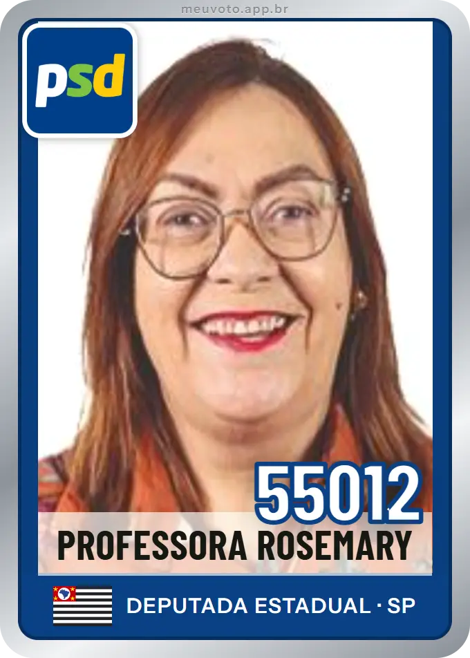 Carta de Professora Rosemary, número 55012, PSD