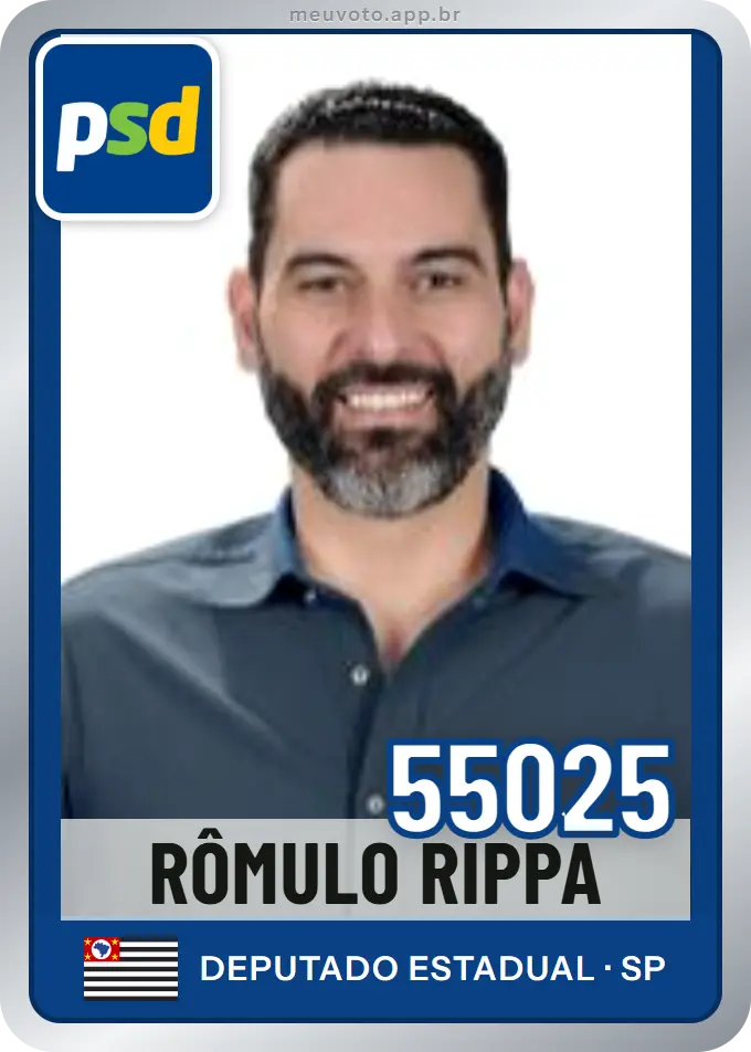 Carta de Rômulo Rippa, número 55025, PSD