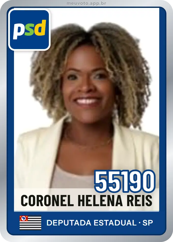 Carta de Coronel Helena Reis, número 55190, PSD