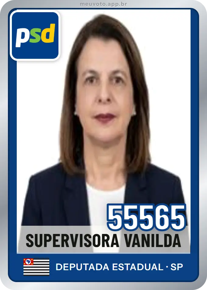 Carta de Supervisora Vanilda, número 55565, PSD