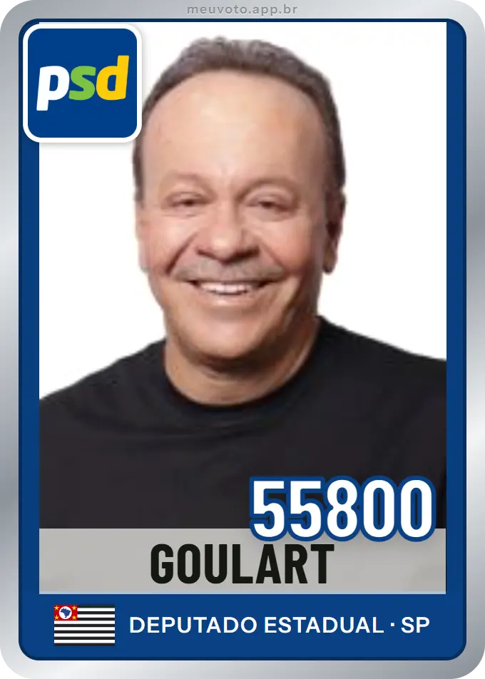 Carta de Goulart, número 55800, PSD