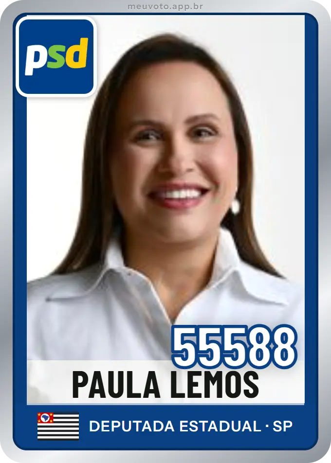 Carta de Paula Lemos, número 55588, PSD