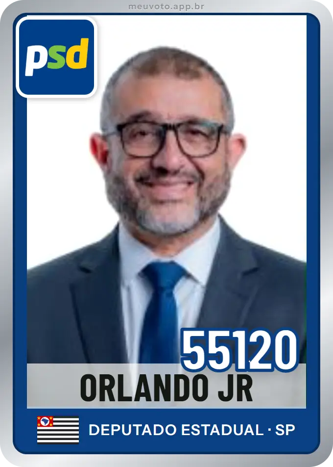 Carta de Orlando Jr, número 55120, PSD