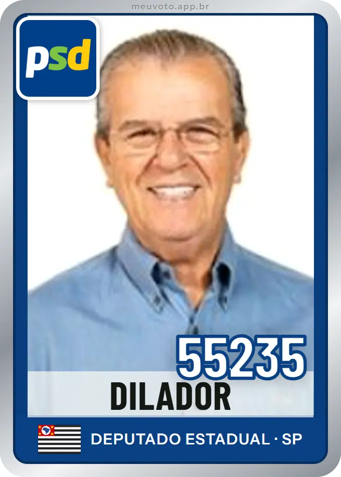 Carta de Dilador, número 55235, PSD