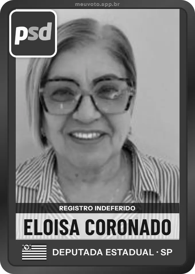 Carta de Eloisa Coronado, PSD. Teve o registro indeferido pelo TSE e não vai à urna.