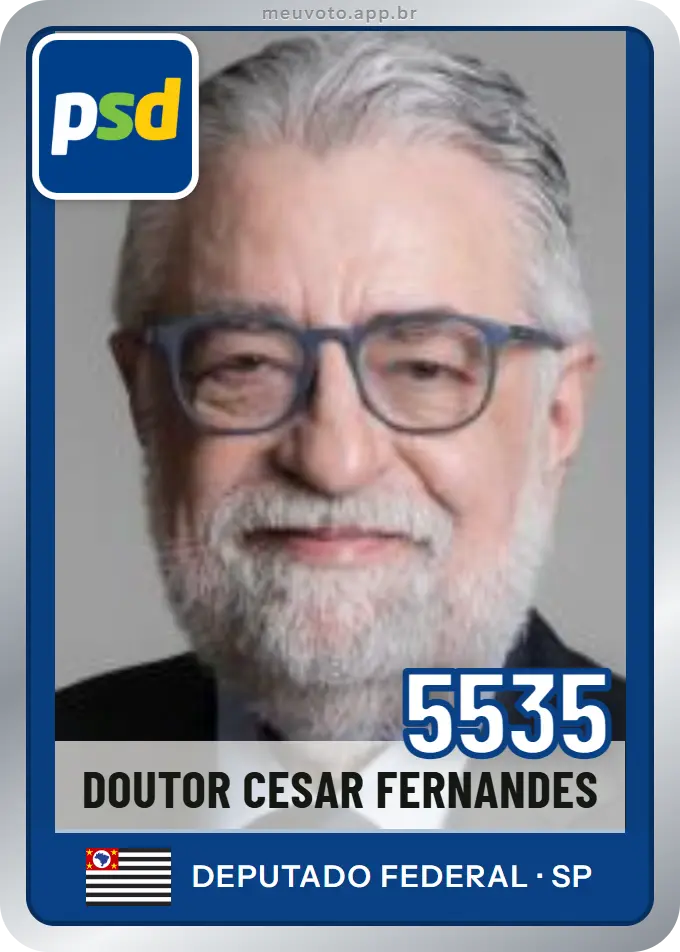 Carta de Doutor Cesar Fernandes, número 5535, PSD