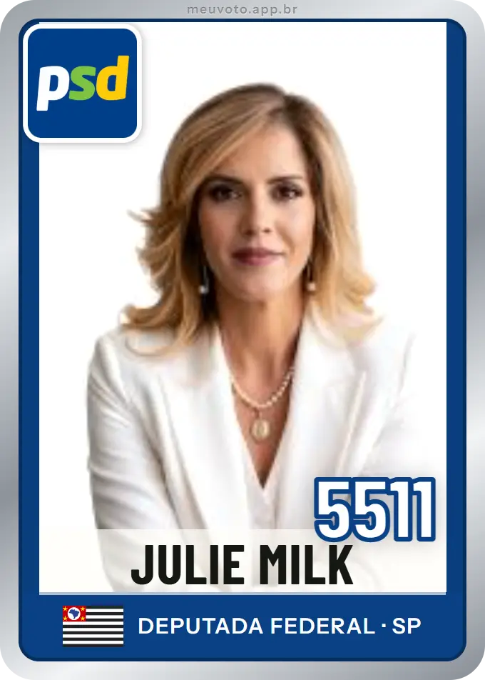 Carta de Julie Milk, número 5511, PSD