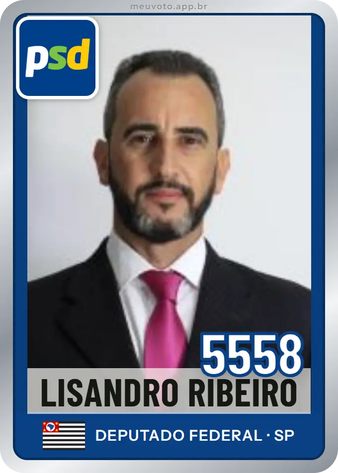 Carta de Lisandro Ribeiro, número 5558, PSD