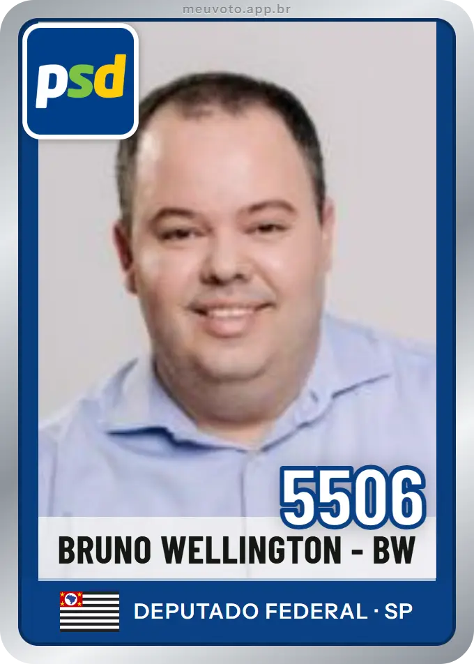 Carta de Bruno Wellington - Bw, número 5506, PSD