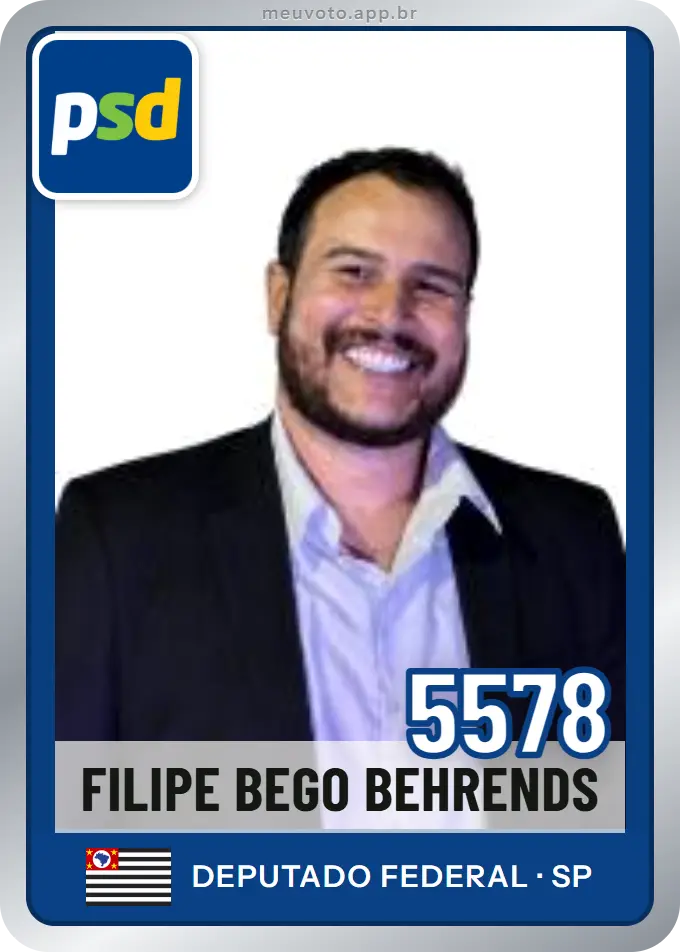 Carta de Filipe Bego Behrends, número 5578, PSD