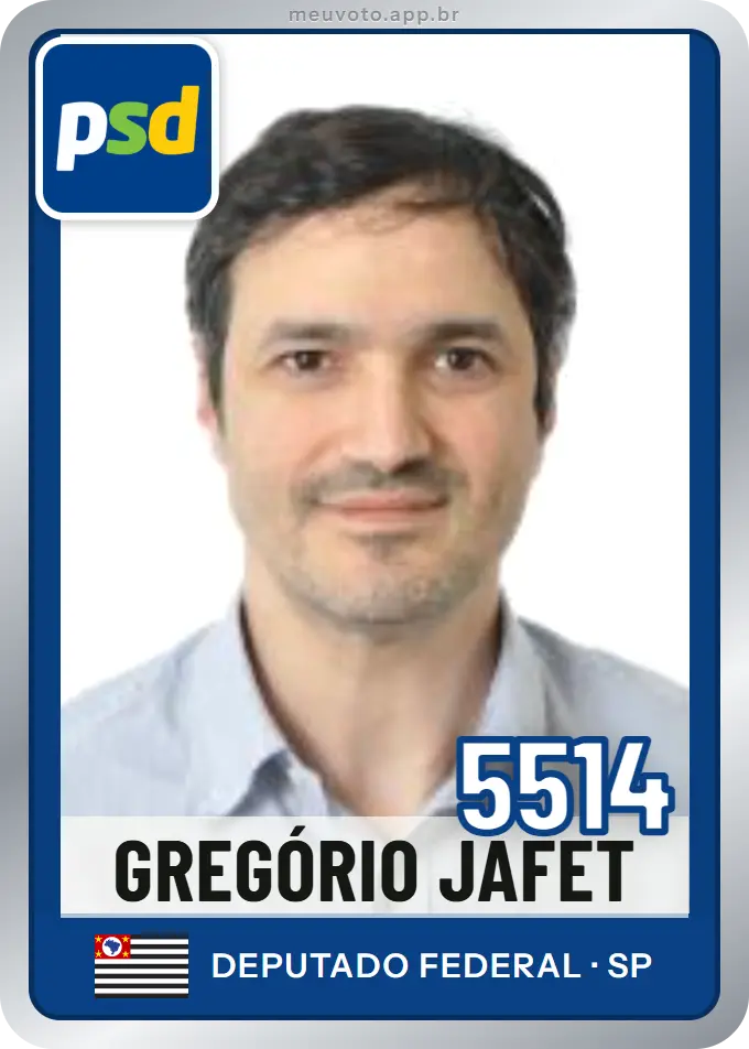Carta de Gregório Jafet, número 5514, PSD