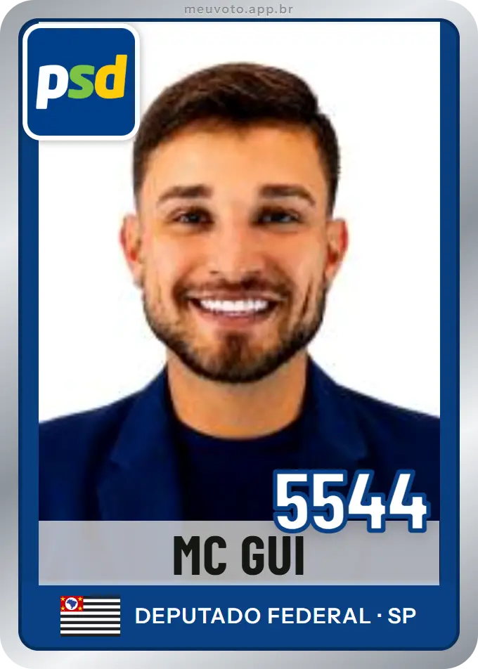 Carta de Mc Gui, número 5544, PSD