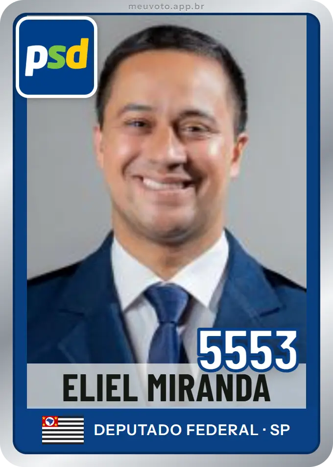 Carta de Eliel Miranda, número 5553, PSD